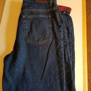 L.L. Bean Jeans - Ladies' L.L. Bean Flannel Lined Jeans Size 12M/T L.L. Bean Jeans - Ladies' L.L. Bean Flannel Lined Jeans Size 12M/T
